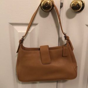 Leather Coach small handbag